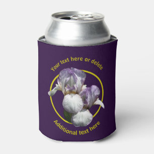 Porta-lata Flores Iris Legais Personalizadas