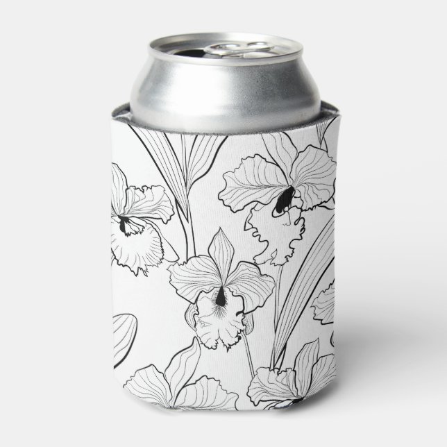 Porta-lata Flores orquídeas (Can Front)