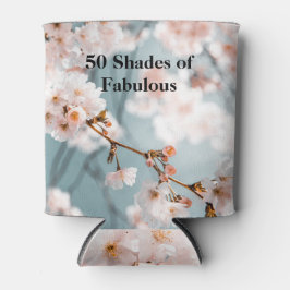 Porta-lata Flores Rosa 50 Sombras de Fabuloso