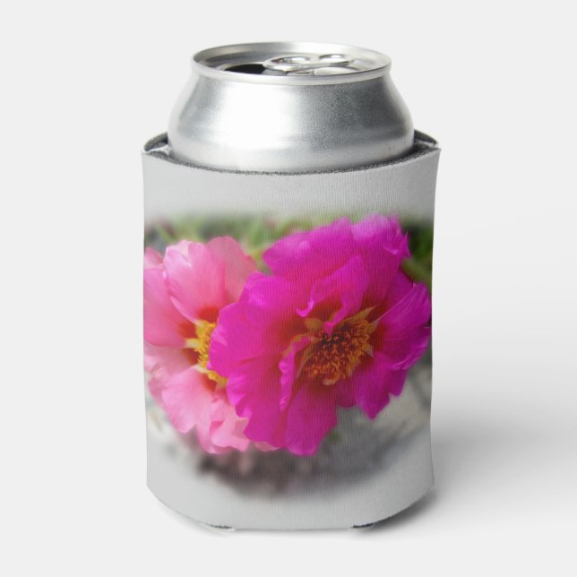 Porta-lata Flores rosa no sol (Can Front)