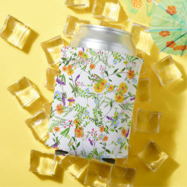 Porta-lata Flores Silvestres de Primavera Verão