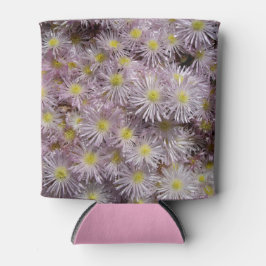 Porta-lata Flores suculentas, cor-de-rosa, gelificadas