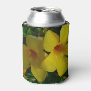 Porta-lata Flores tropicais II ouros