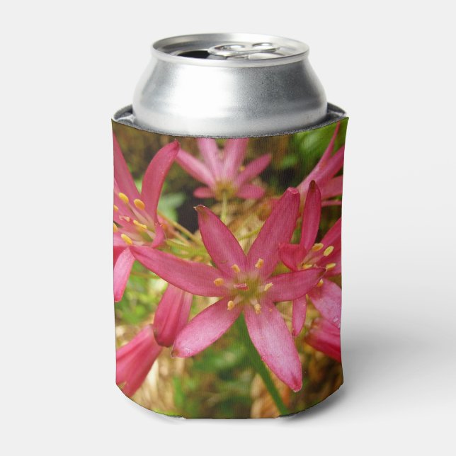 Porta-lata Flores Vermelhos de Clintonia (Can Front)