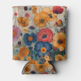 Porta-lata Flower Can Coolers