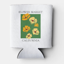 Porta-lata Flower Market - California