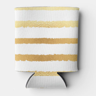 Porta-lata Folha de ouro, padrão perfeito de vinheta.