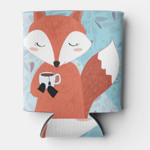 Porta-lata Folha de Raposa Adorável