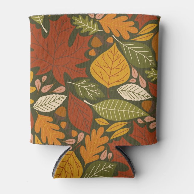 Porta-lata Folhagem de outono pode resfriar (Frente)