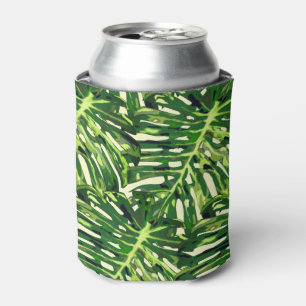 Porta-lata Folhas de Monstera Tropicais