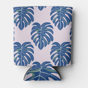 Porta-lata Folhas Tropicais Fashionáveis Padrão Sem Costura