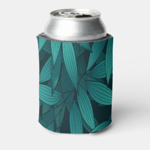 Porta-lata Folhas tropicais gradativas