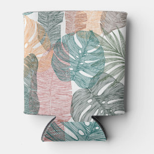 Porta-lata Folhas tropicais: padrão de colheita desenhado à m