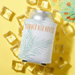 Porta-lata Folhas tropicais personalizadas A espuma pode arre