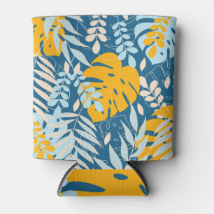 Porta-lata Folhas Tropicais: Selva Abstrato