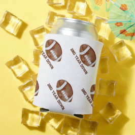 Porta-lata Football second year down boy birthday 