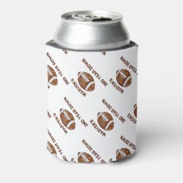 Porta-lata Football second year down boy birthday 