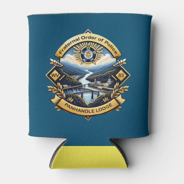 Porta-lata FOP Lodge 83 Can Coozie (Frente)