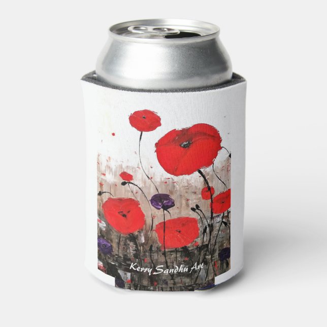 Porta-lata "For The Fallen" (Red Poppy Design) (Can Back)
