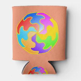 Porta-lata Forma do Círculo abstrato