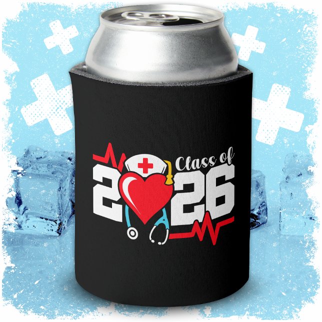 Porta-lata Formando de Enfermagem na Escola 2026 Formatação d (Criador carregado)