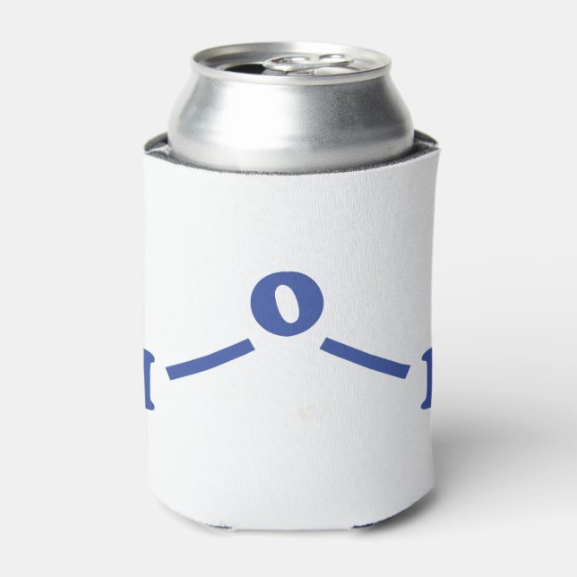 Porta-lata Fórmula Química Molecular Água (Can Front)