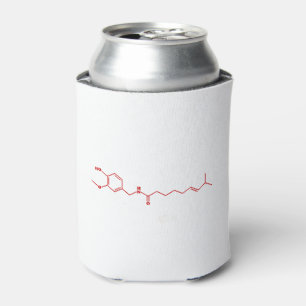 Porta-lata Fórmula Química Molecular de Capsaicina