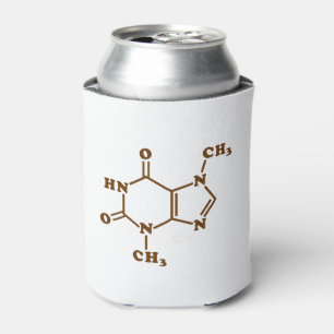 Porta-lata Fórmula química molecular do Theobromine do