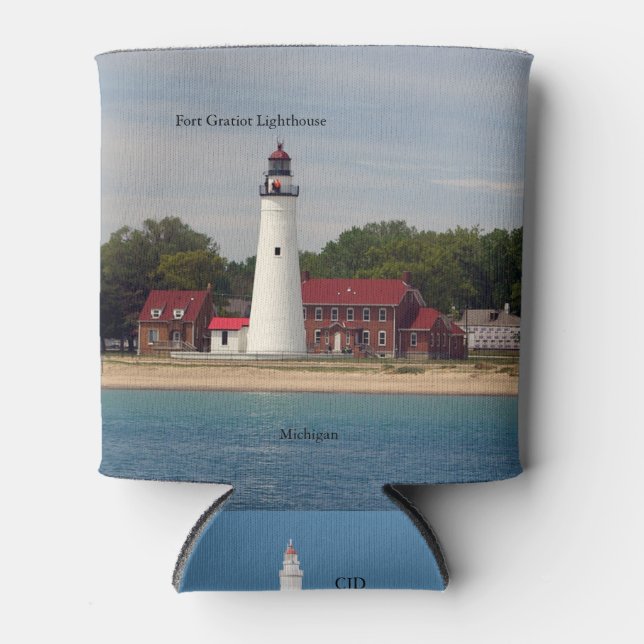 Porta-lata Fort Gratiot Lighthouse pode arrefecer (Frente)