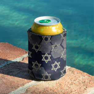 Porta-lata Forte vibe de Hanukkah da SlipperyJoe estrela de D