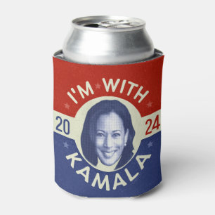 Porta-lata Foto 2020 do presidente Democrata de Kamala Harris