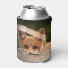Porta-lata Foto de uma Raposa Laranja Bonita