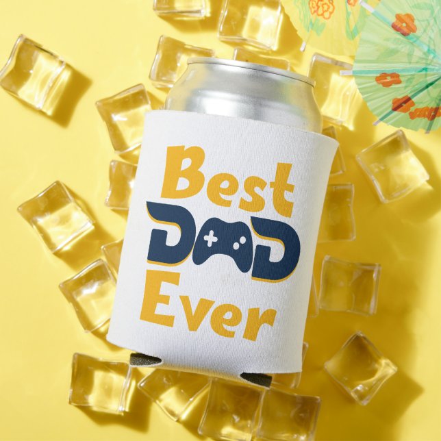 Porta-lata Foto do Pai de Jogador do Melhor Pai Moderno (Verão in situ)