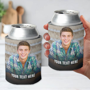 Porta-lata Foto e Texto Personalizados