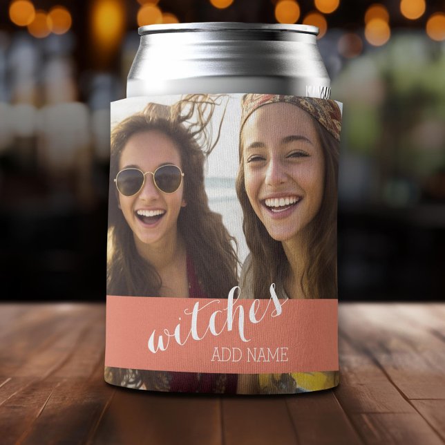 Porta-lata Foto e texto personalizados (Custom Can Cooler)