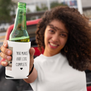 Porta-lata Foto Moderna Dois   Você Faz Nossa Vida Completa