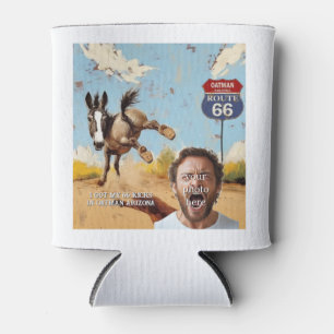 Porta-lata Foto Personalizada da Rota 66 em Oatman