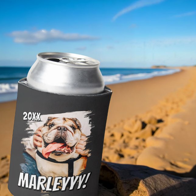 Porta-lata Foto personalizada de Pet personalizada do Modern  (Criador carregado)