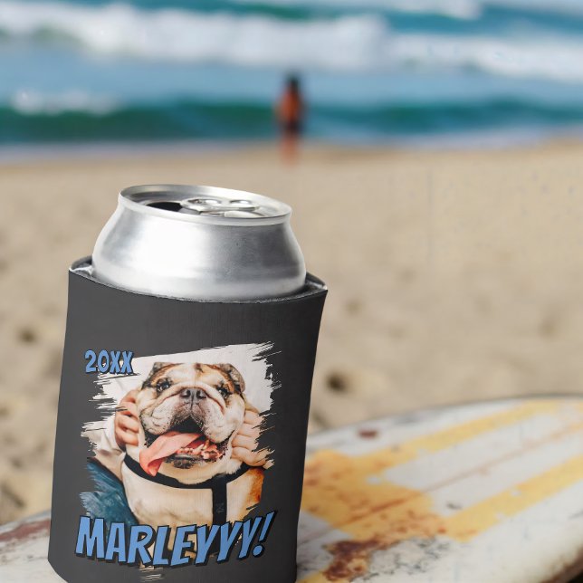 Porta-lata Foto personalizada de Pet personalizada do Modern  (Criador carregado)