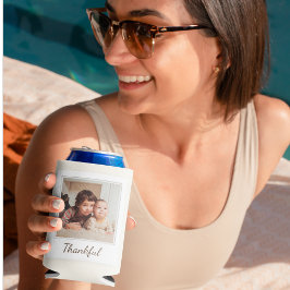 Porta-lata Foto Polaroid Agradecido & Bênção | Presente Perso