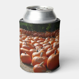 Porta-lata Fotografia da Colheita de Outono no Campo de Abóbo
