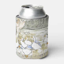 Porta-lata Fotos de Pato Bonito Desenhado à Mão Fotos de Pato