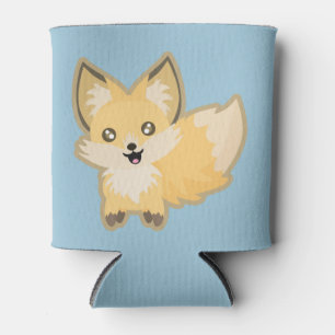 Porta-lata Fox de Kawaii