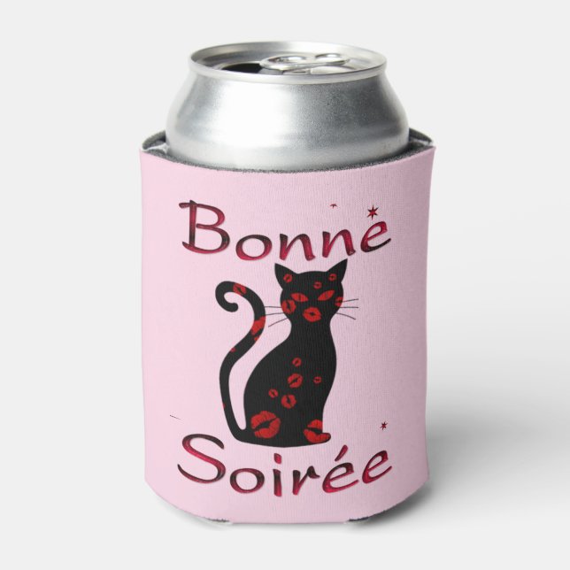 Porta-lata Francês: Bonne Soiree Can Cooler (Can Front)