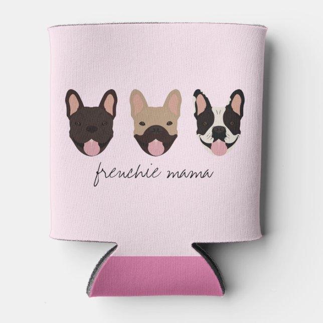 Porta-lata Frenchie Mama French Buldog (Frente)