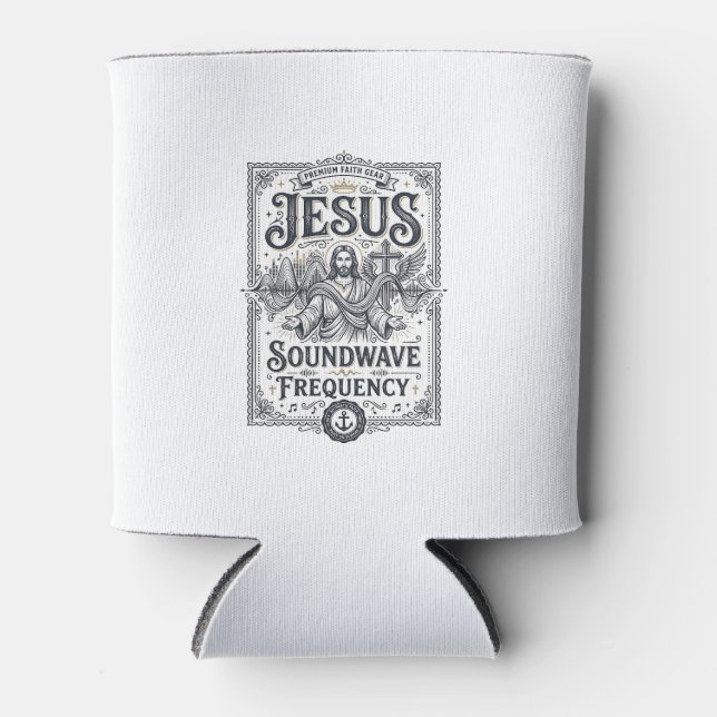 Porta-lata Frequência da Onda Sonora de Jesus Frequência da O (Frente)