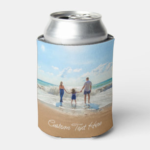 Porta-lata Fresca de Lata com Foto e Texto Personalizados com