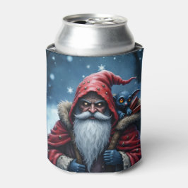 Porta-lata Frostbite Santa & His Mischief Elf.