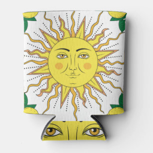 Porta-lata Frutas Tropicais De Limão, Face Solar.
