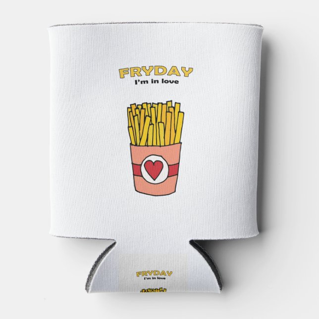 Porta-lata Fry Day I'm in Love (Frente)